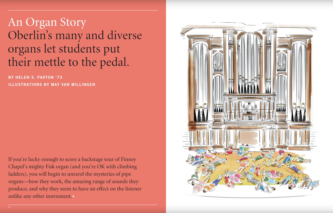 An Organ story Oberlin Alumni Magazine